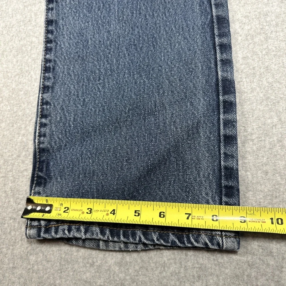 Levis 517 Bootcut Denim Jeans Men's 32x34 Blue Medium Wash Fade